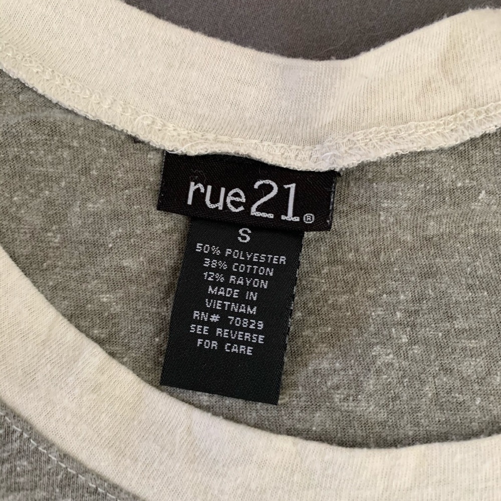 2 Short Sleeve Baseball Scoop Neck Tees